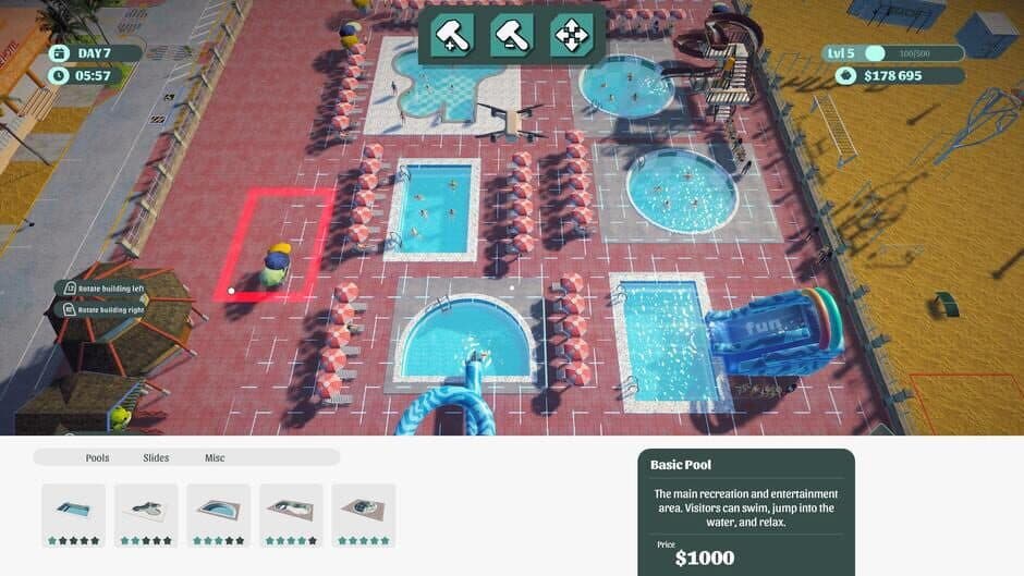 Скриншот 3 из Waterpark Simulator 25