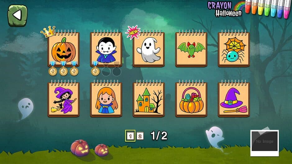 Скриншот 2 из Crayon Halloween