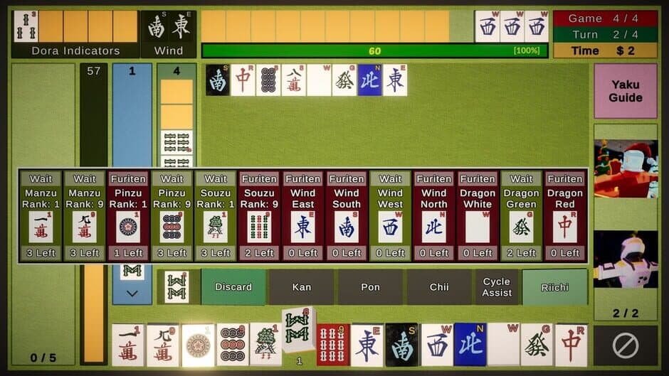 Скриншот 8 из Showdown! Mahjong Tutorial Included