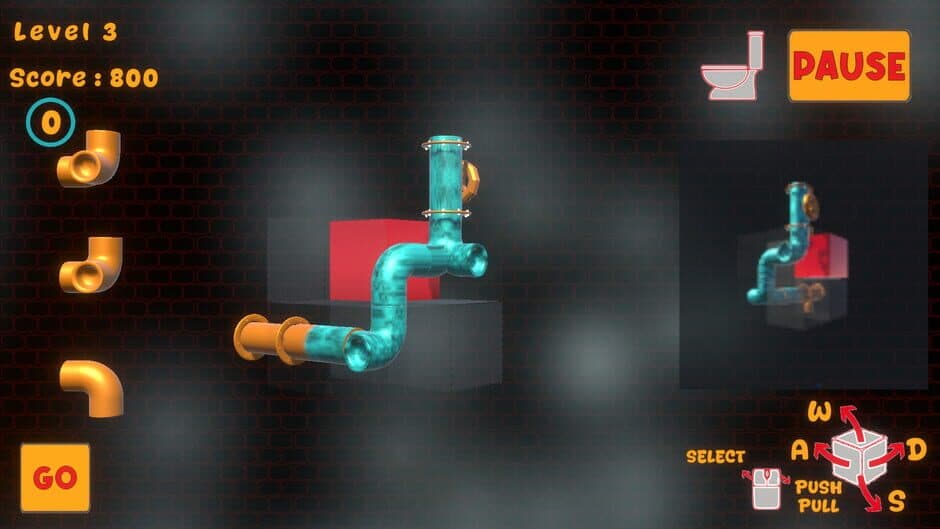 Скриншот 4 из Crazy Pipes 3D