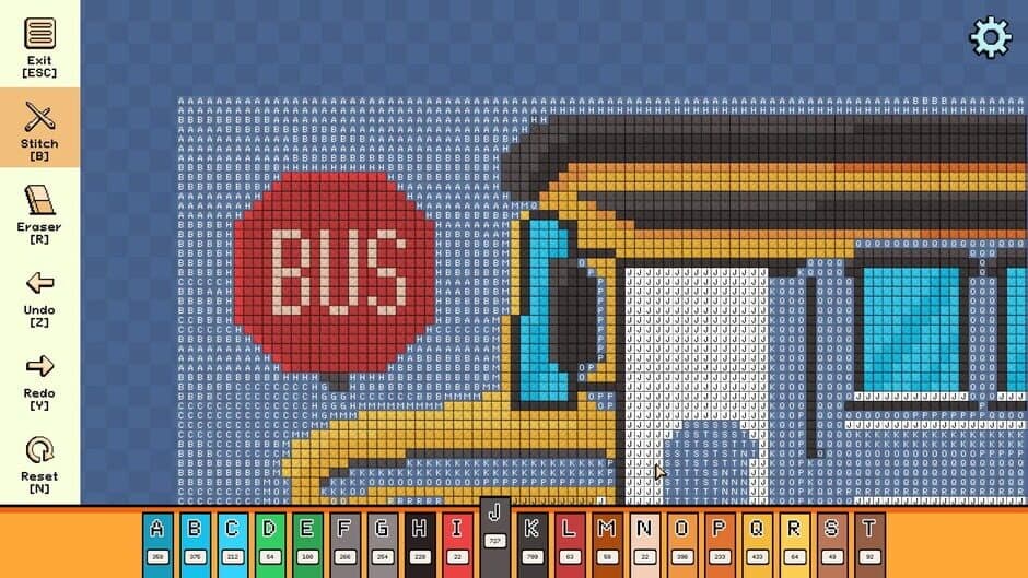Скриншот 1 из Pixel Cross Stitch: Color by Number - Back To School Pack