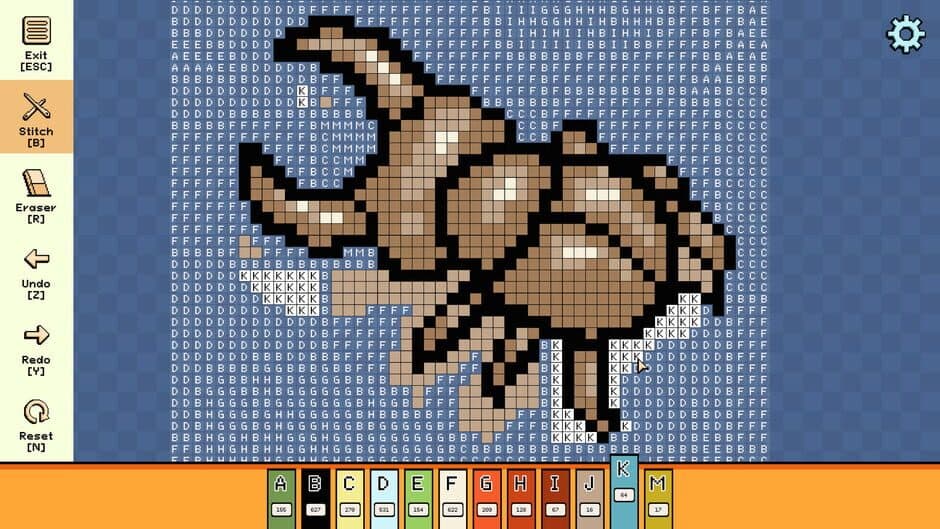 Скриншот 2 из Pixel Cross Stitch: Color by Number - Simple Nature Pack 2