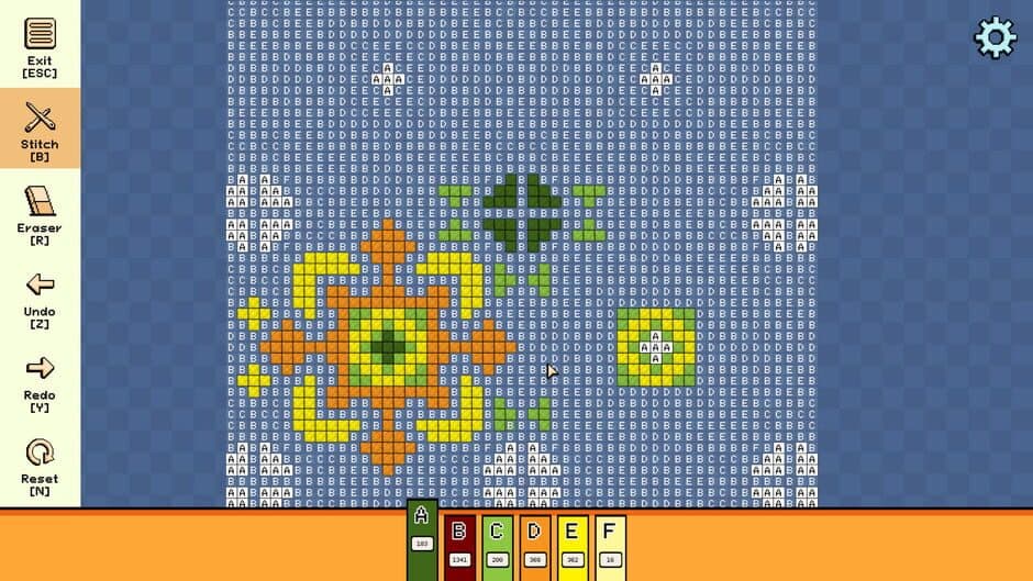 Скриншот 4 из Pixel Cross Stitch: Color by Number - Simple Patterns Pack 5
