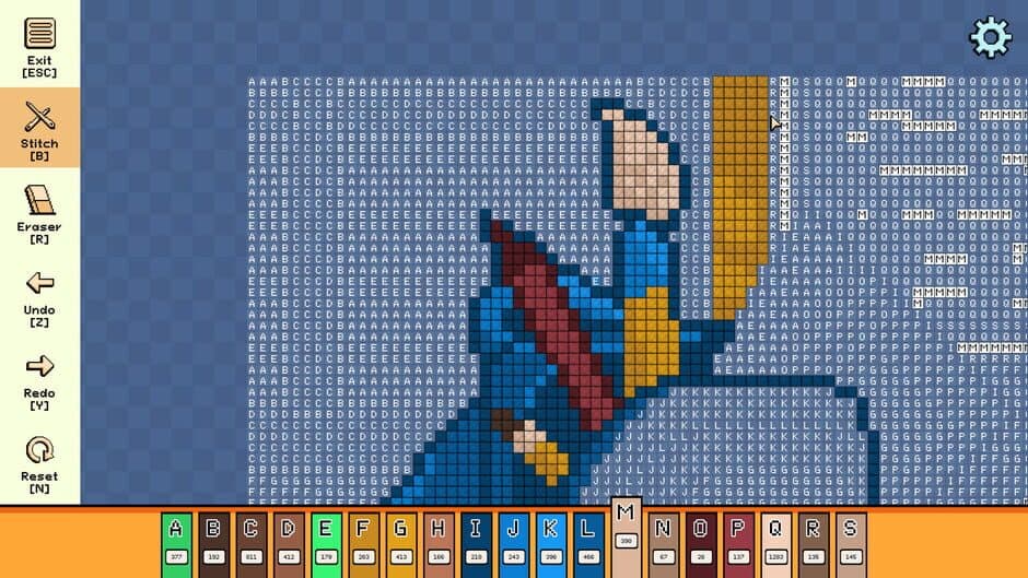 Скриншот 2 из Pixel Cross Stitch: Color by Number - Back To School Pack