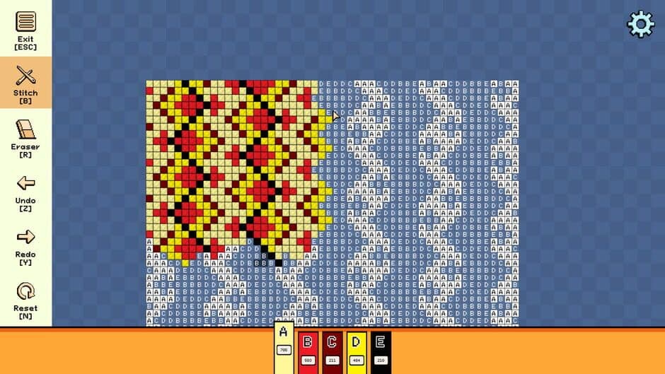 Скриншот 1 из Pixel Cross Stitch: Color by Number - Simple Patterns Pack 5
