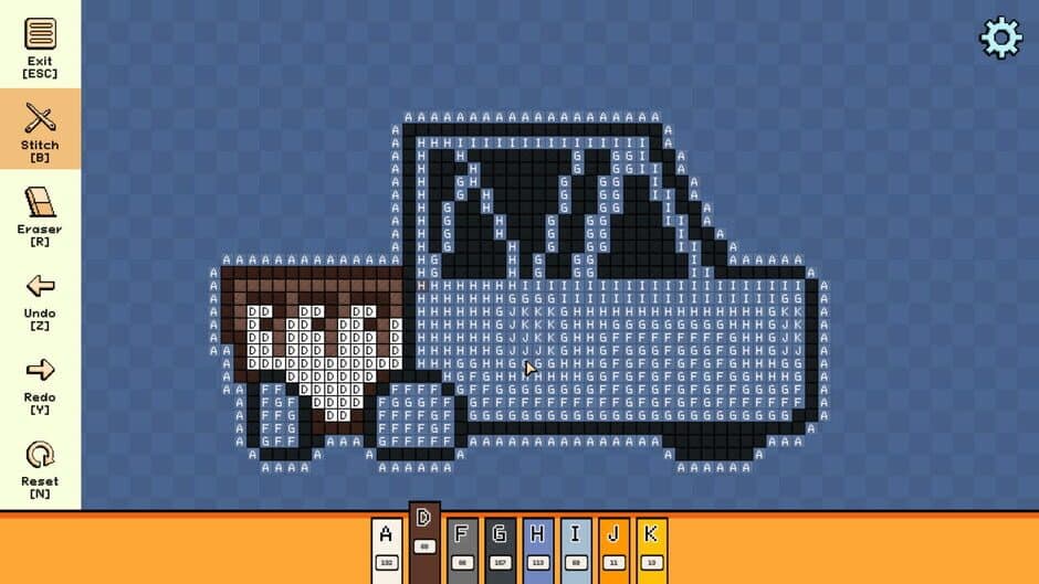 Скриншот 4 из Pixel Cross Stitch: Color by Number - Tiny Vehicles Pack
