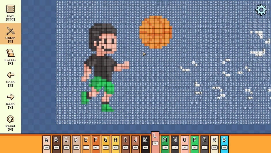 Скриншот 4 из Pixel Cross Stitch: Color by Number - Back To School Pack