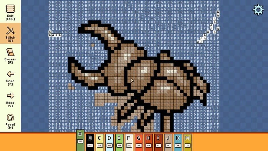 Скриншот 6 из Pixel Cross Stitch: Color by Number - Simple Nature Pack 2