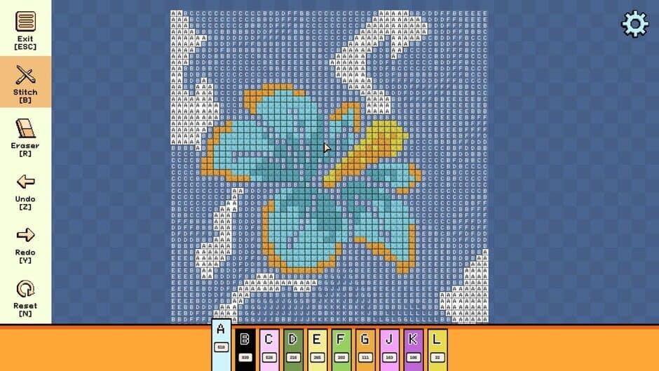 Скриншот 7 из Pixel Cross Stitch: Color by Number - Simple Nature Pack 2