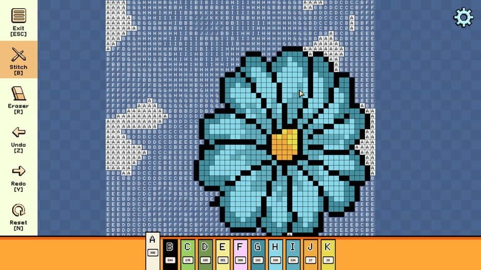 Скриншот 8 из Pixel Cross Stitch: Color by Number - Simple Nature Pack 2