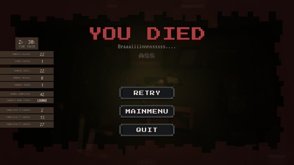Скриншот 5 из Zombie Typing