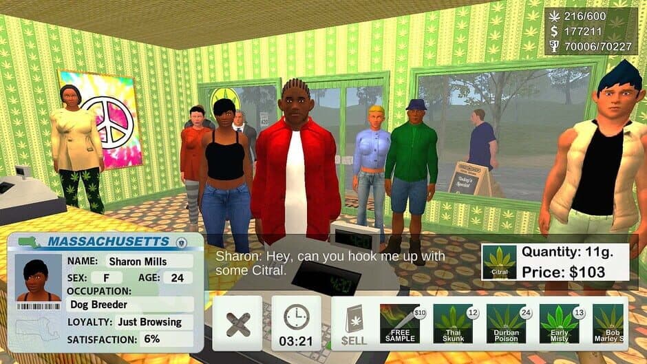 Скриншот 3 из Weed Garden Online