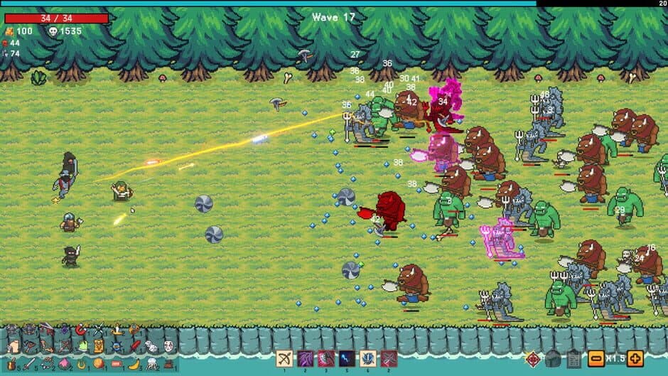 Скриншот 4 из Pixel Survivors: Defense