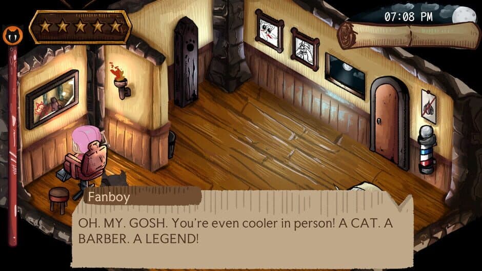Скриншот 2 из Count Meowcula's Barbershop