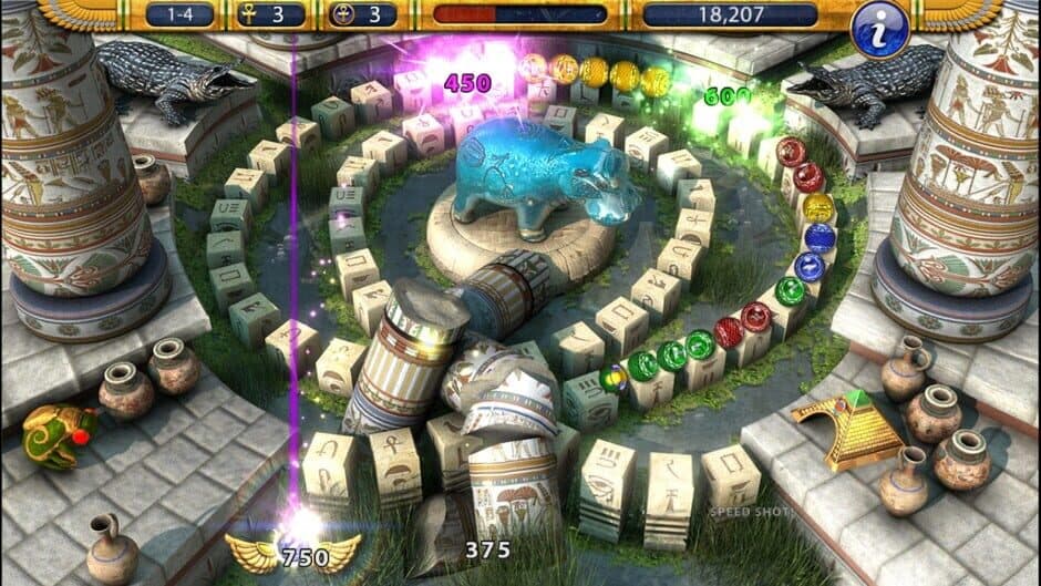 Скриншот 1 из Luxor 2 HD
