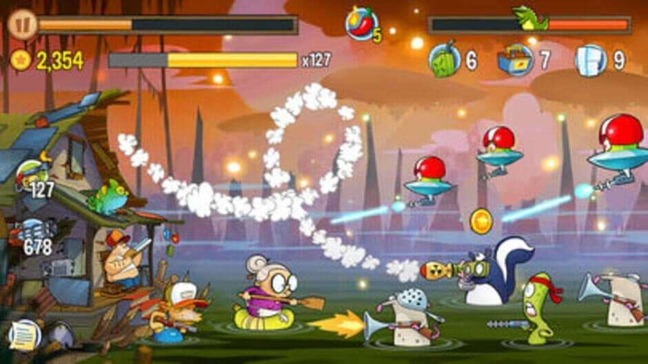 Скриншот 2 из Swamp Attack