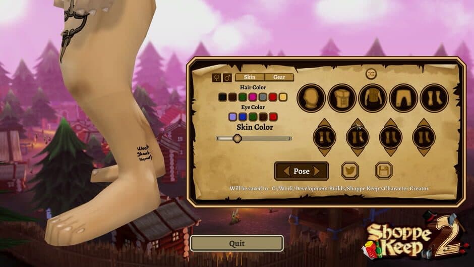 Скриншот 4 из Shoppe Keep 2 Character Creator Preview