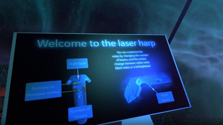Скриншот 4 из VR Laser Harp