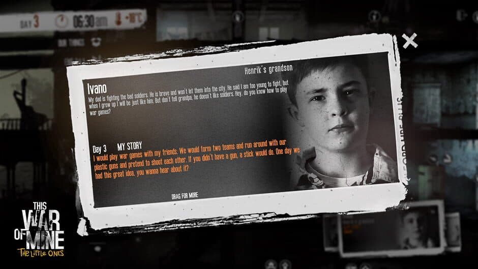 Скриншот 4 из This War of Mine: The Little Ones
