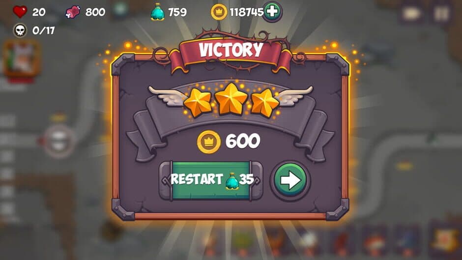 Скриншот 2 из Tower Defense - Fantasy Tower Game