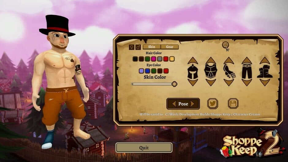 Скриншот 1 из Shoppe Keep 2 Character Creator Preview
