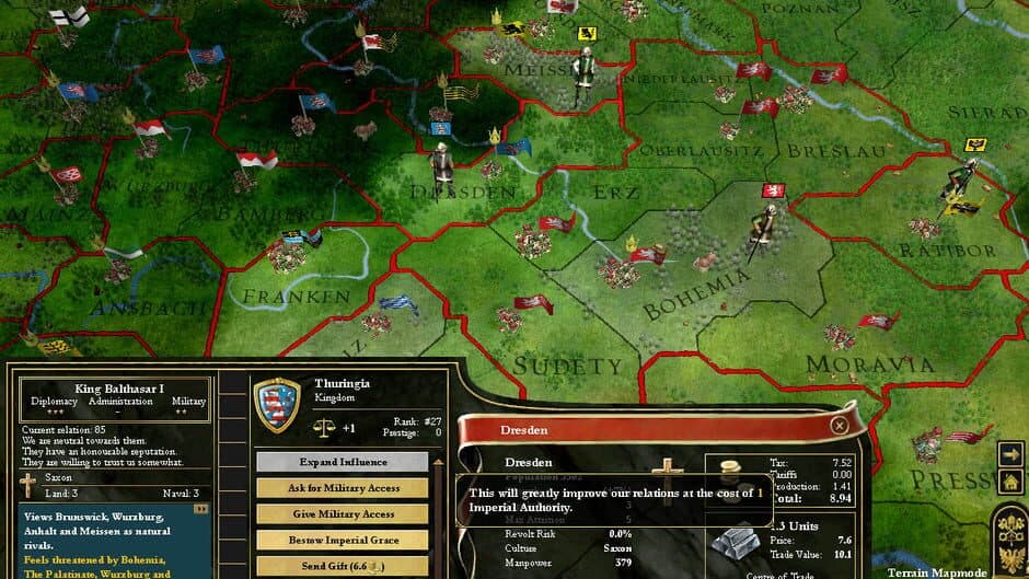 Скриншот 5 из Europa Universalis III: Heir to the Throne