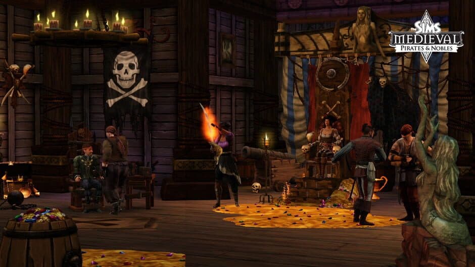Скриншот 1 из The Sims Medieval: Pirates and Nobles