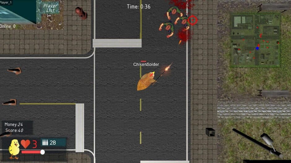 Скриншот 3 из Chicken Wars
