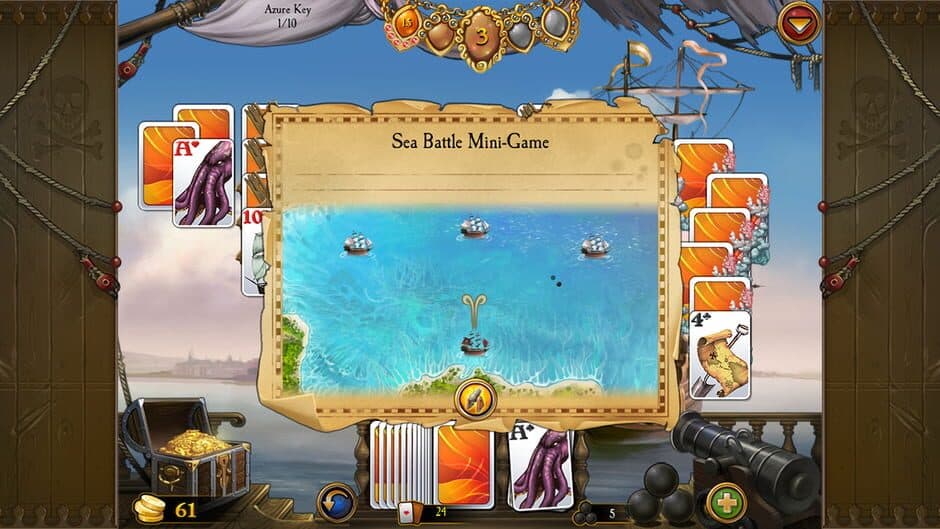 Скриншот 4 из Seven Seas Solitaire