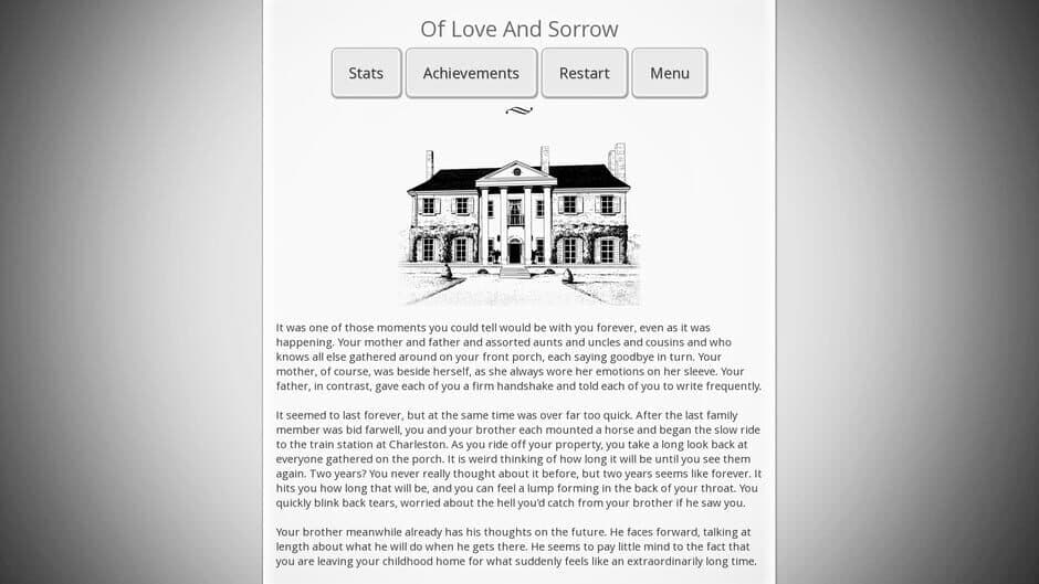 Скриншот 1 из Of Love and Sorrow