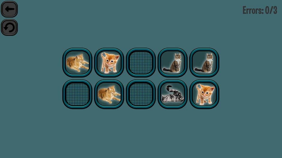 Скриншот 5 из Animals Memory: Cats