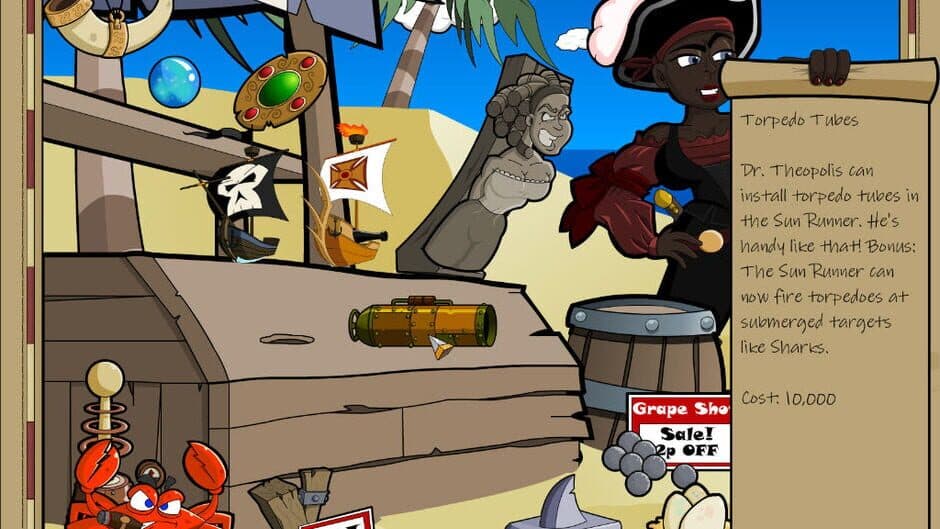 Скриншот 1 из Zombie Pirates