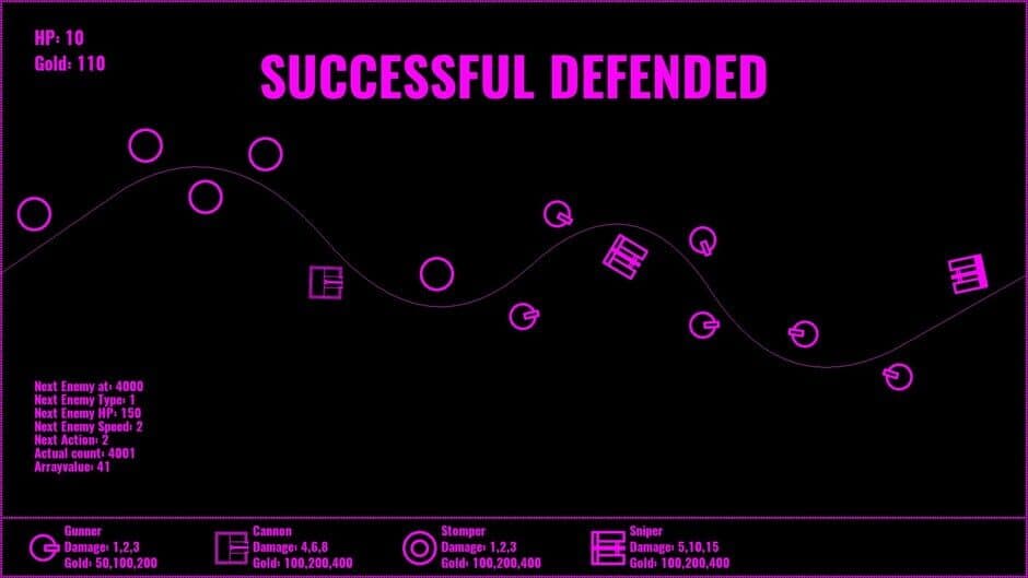 Скриншот 4 из Neon Defense 1 : Pink Power