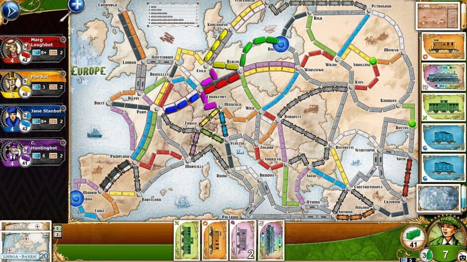 Скриншот 2 из Ticket to Ride: Classic Edition