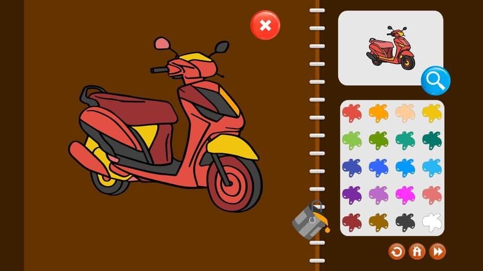 Скриншот 4 из My Coloring Book: Transport