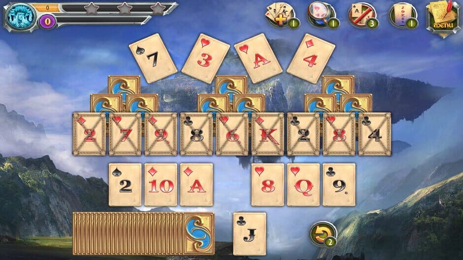 Скриншот 1 из Mystic Journey: Tri Peaks Solitaire