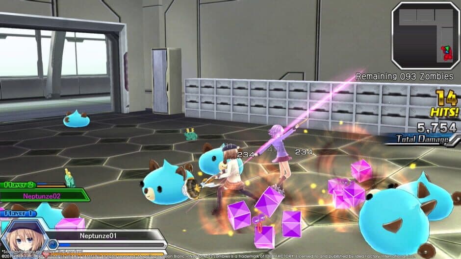 Скриншот 2 из Megatagmension Blanc + Neptune VS Zombies