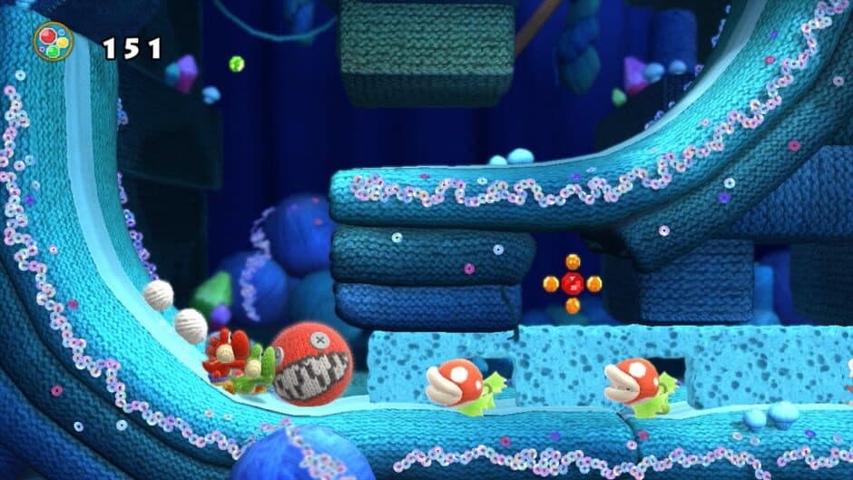 Скриншот 12 из Yoshi's Woolly World