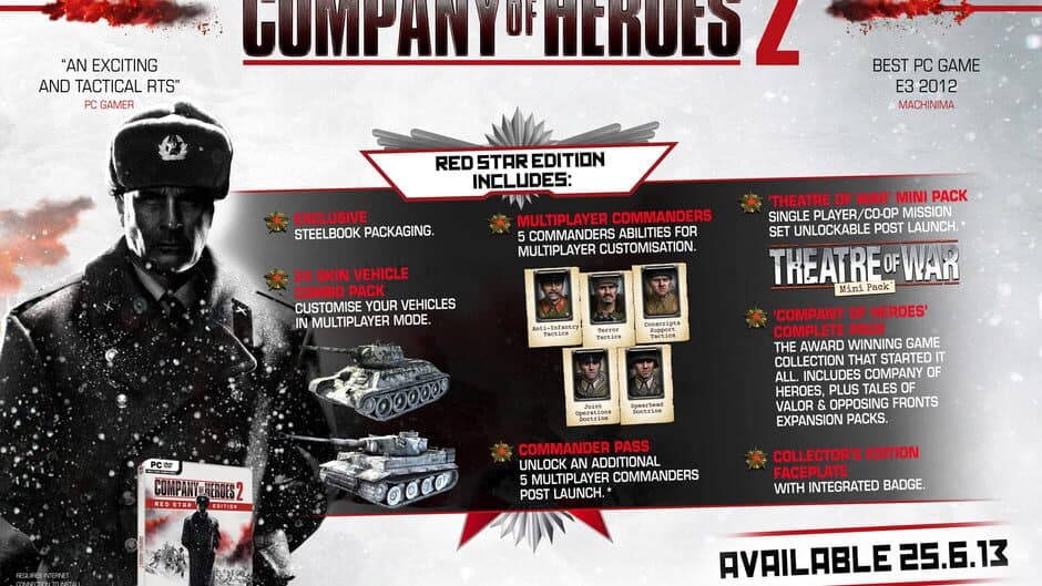 Скриншот 1 из Company of Heroes 2: Red Star Edition