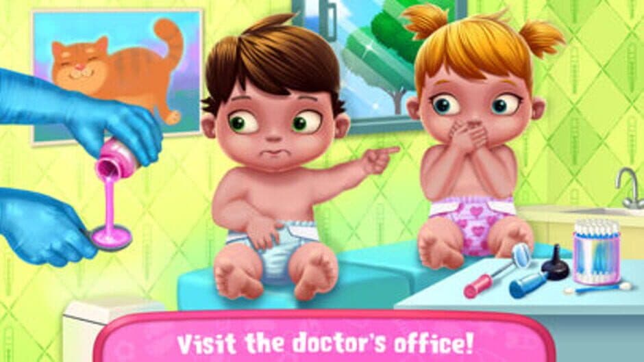 Скриншот 3 из Baby Twins Babysitter