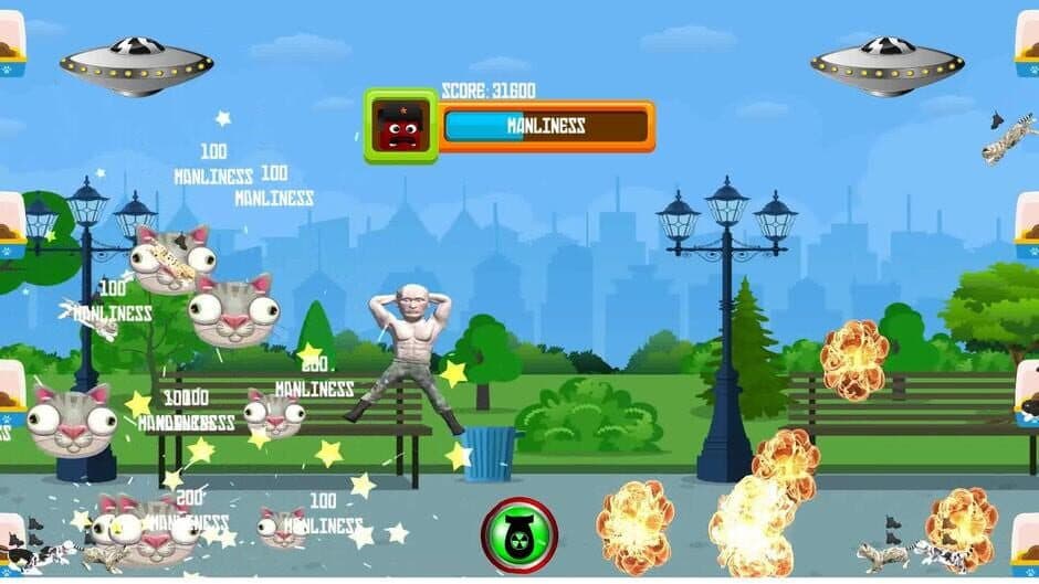 Скриншот 1 из Kicking Kittens: Putin Saves the World