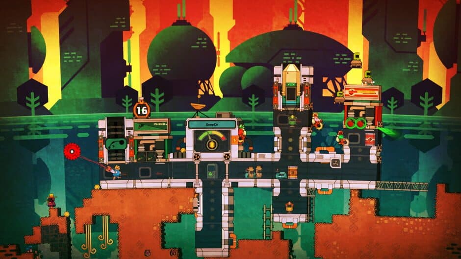 Скриншот 2 из PixelJunk Nom Nom Galaxy