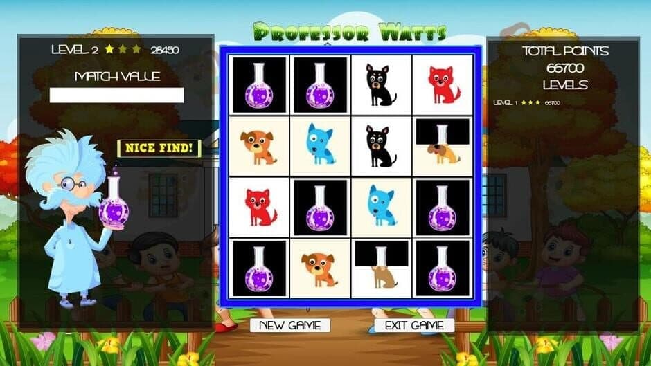 Скриншот 5 из Professor Watts Memory Match: Puppies