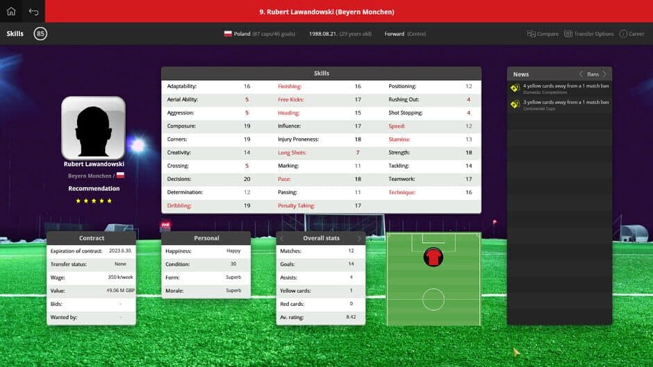 Скриншот 1 из Global Soccer Manager 2018