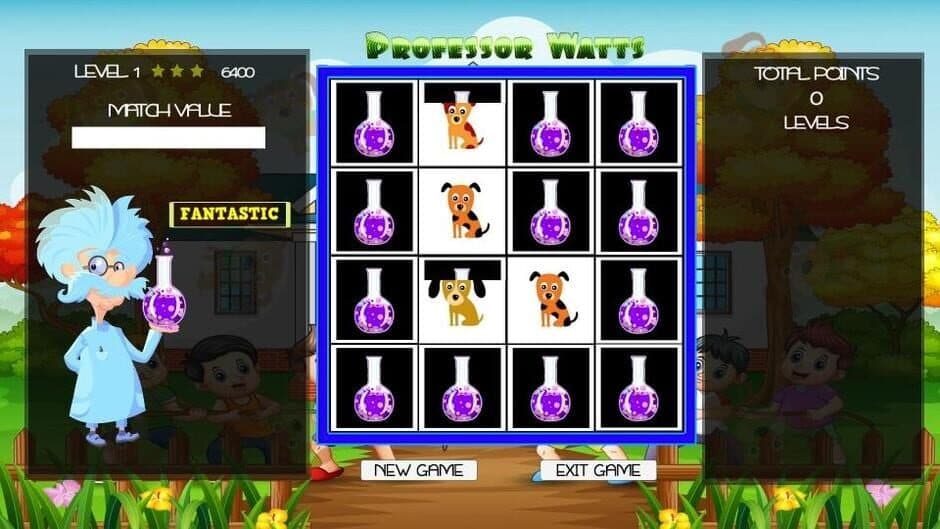 Скриншот 2 из Professor Watts Memory Match: Puppies