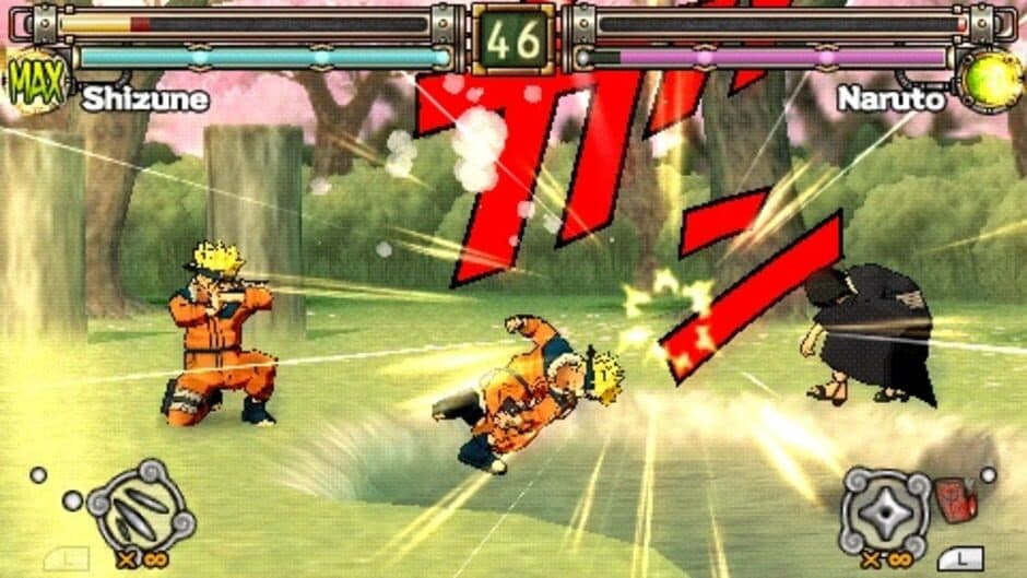 Скриншот 1 из Naruto: Ultimate Ninja Heroes 2 - The Phantom Fortress