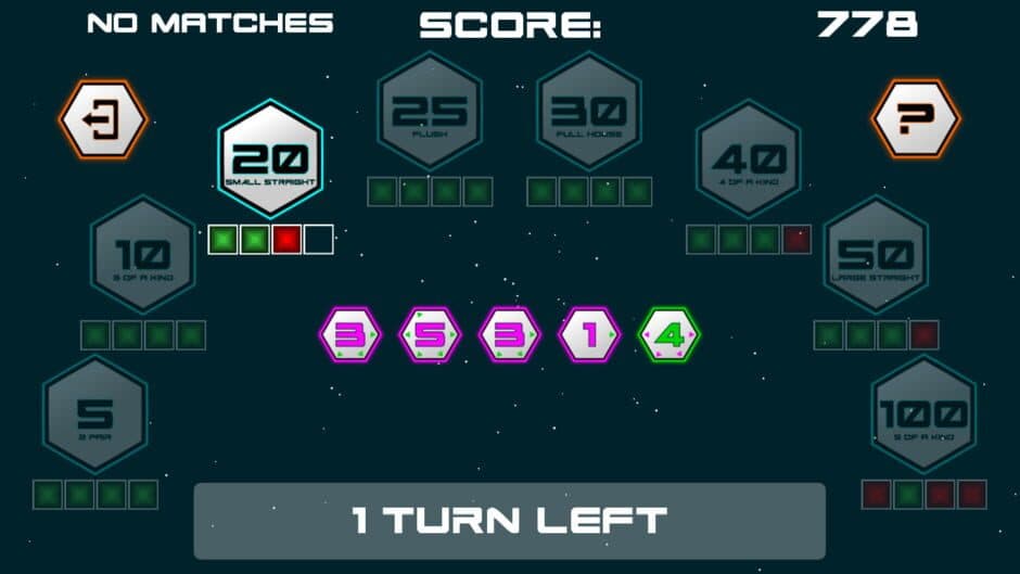 Скриншот 6 из Poker Dice Solitaire Future