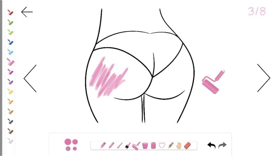 Скриншот 2 из Erotic Colouring Book