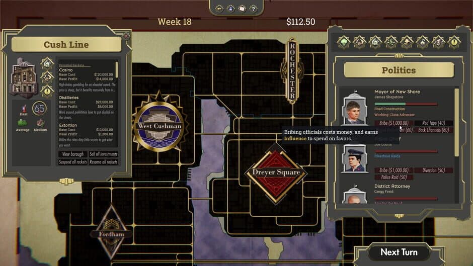 Скриншот 1 из The Commission: Organized Crime Grand Strategy
