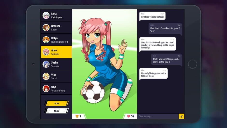 Скриншот 4 из Football Girls: Dream Team